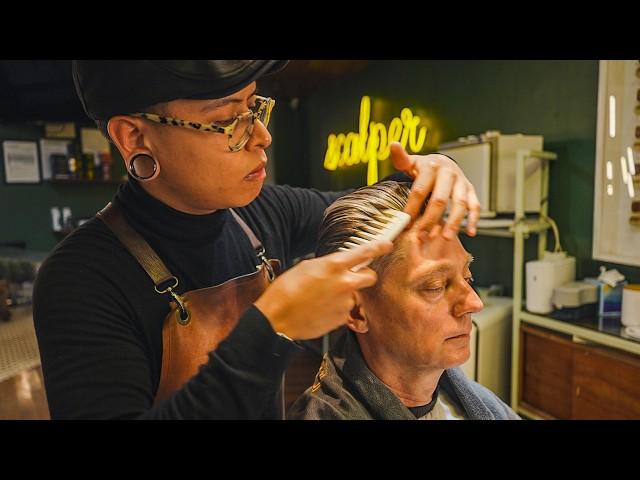  Relax & Be Pampered With A Shave, Hair Wash & Hair Styling | Scalper Barbershop, Mexico City