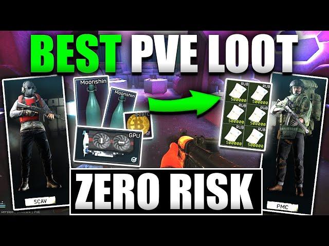 THE BEST PVE LOOT RUN ZERO RISK! Escape From Tarkov PVE