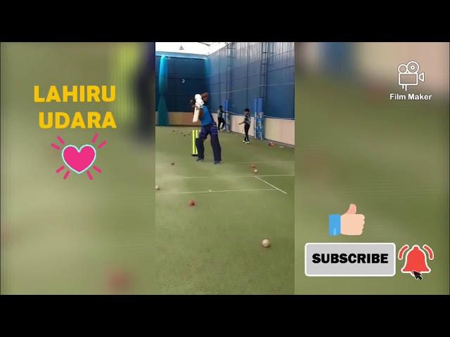Lahiru Udara practice session