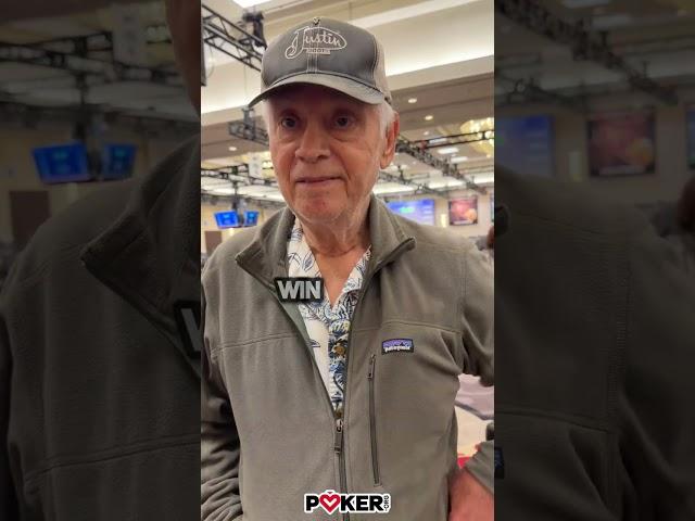 The oldest poker player in the room