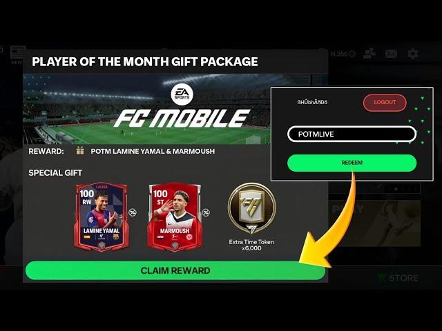 OMG!!  NEW SECRET REDEEM CODE IS HERE!  FREE POTM LAMINE YAMAL FOR  REDEEM BEFORE ITS LATE ⏰