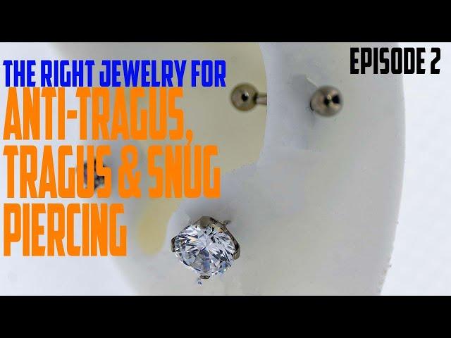 Right Jewelry for Anti-Tragus, Tragus & Snug Piercing  -The Right Jewelry EP02