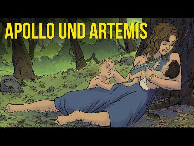 Die Geburt von Apollo und Artemis: Der Kampf Gegen die Schreckliche Python - Animiert Version