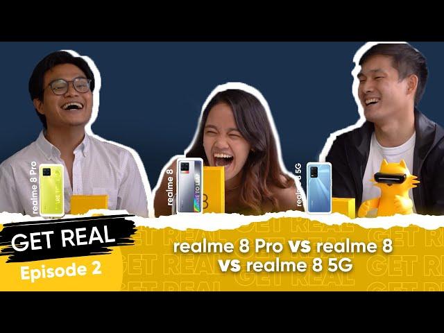 Get Real: realme 8 Pro Versus realme 8 Versus realme 8 5G