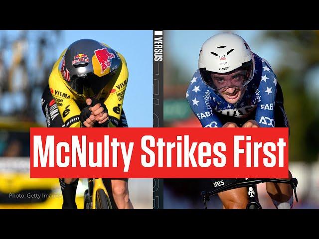 Brandon McNulty Crushes Wout Van Aert's Hopes In Vuelta a España 2024 Stage 1