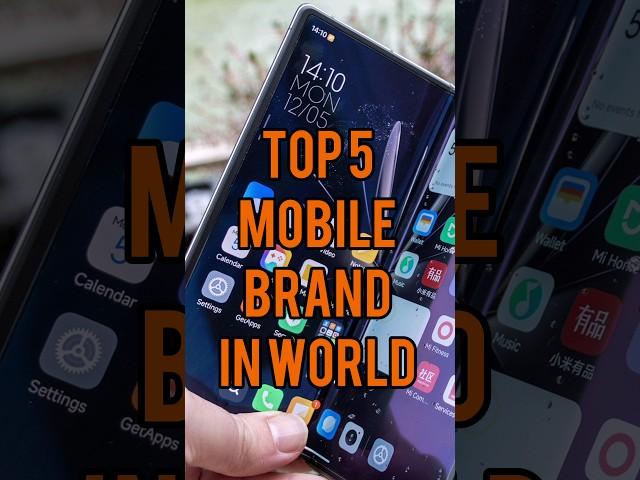 top 5 mobile brand in the world 