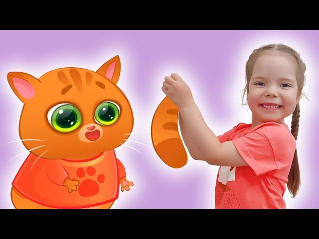 Bubbu cat and Nastya play | Collection of cartoons about the cat Bubbu