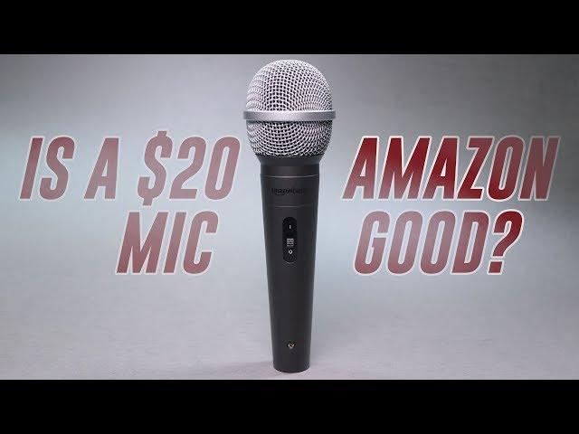 AmazonBasics Dynamic Vocal Microphone Cardioid Review / Test