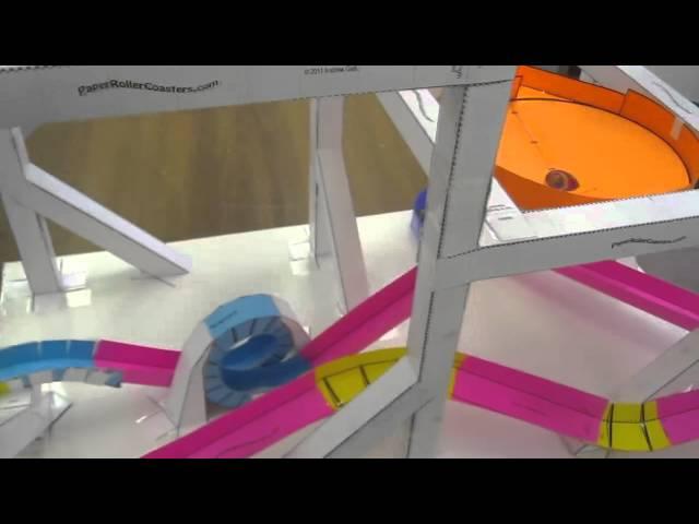 Double Threat - Paper Roller Coaster