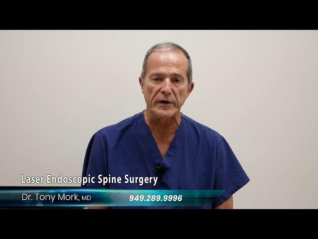 Dr Tony Mork Laser Endoscopic Spine Surgeon