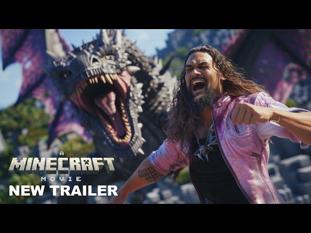 A Minecraft Movie (2025) - New Trailer | Jason Momoa, Jack Black