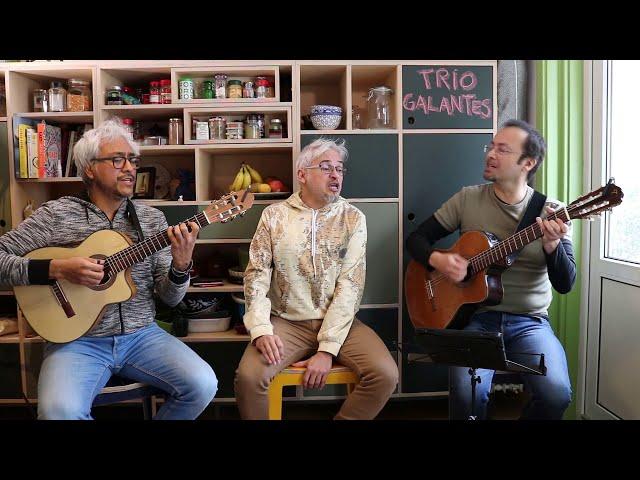 Trio Galantes - Rehearsing "Sabor a mi"