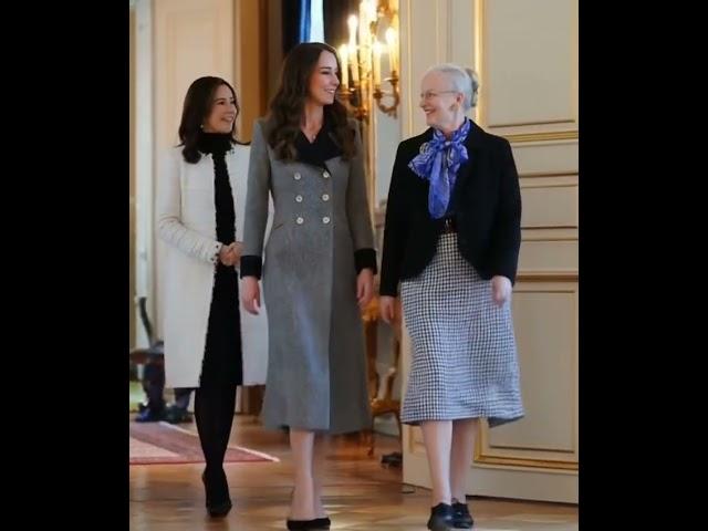 Queen Margaret ll  of Denmark.  Princess of Wales and Princess Mary