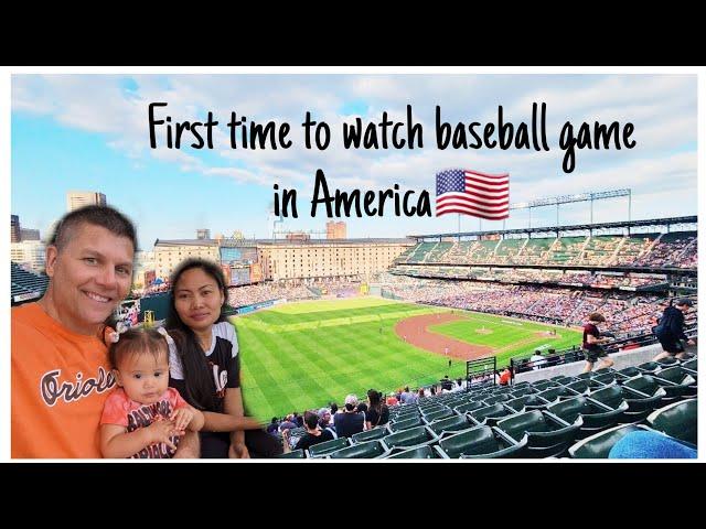 First time to watch baseball game in America| Orioles Team|