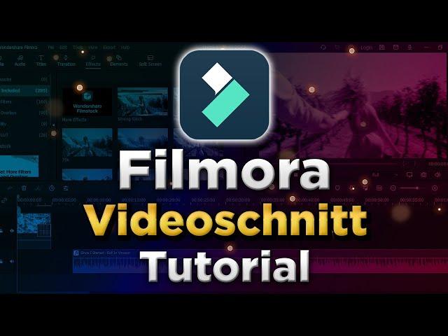 Wondershare Filmora 12 Tutorial deutsch 2023 für Anfänger