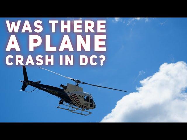 Did a plane crash in DC over the weekend?