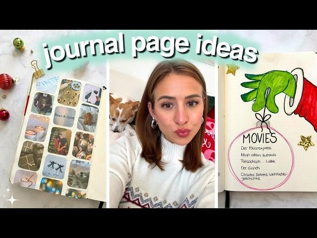 XMAS JOURNAL IDEAS ️ Christmas playlist, mood board, bucket list! Cali Kessy