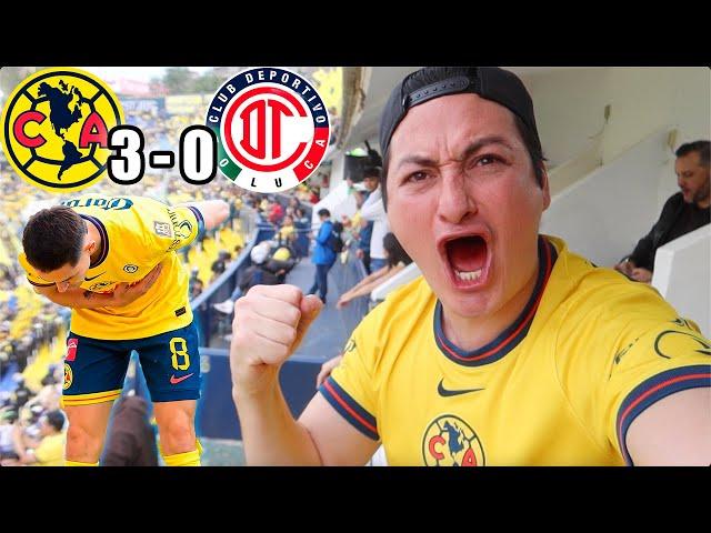 ¡SE LES APARECIÓ EL TRICAMPEÓN! Desde el Estadio América 3-0 Toluca