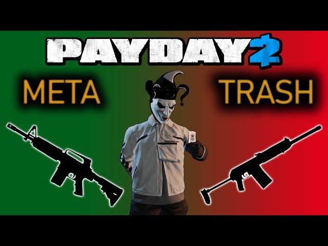 Top 5 BEST and WORST Weapons in Payday 2