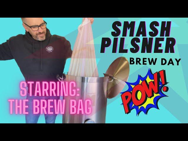 SMASH German Pilsner All Grain Brew Day - Brew in a Bag - My Homebrew Set Up