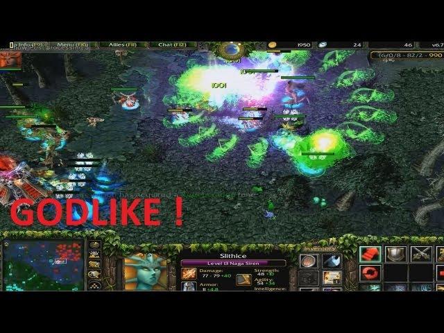 DotA 6.78c - Naga Siren, Slithice GODLIKE !