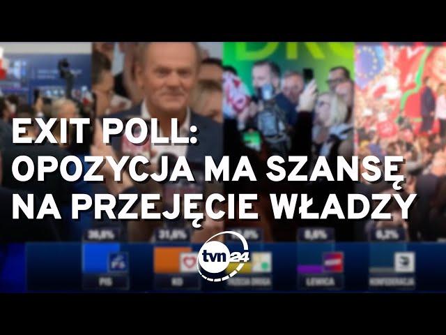 Wyniki sondażowe exit poll: opozycja ma szansę na przejęcie władzy