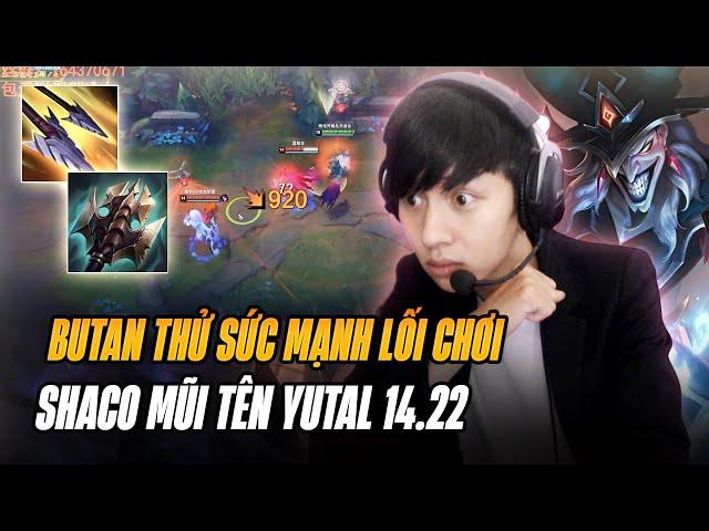 BOY1CHAMP SHACO BUTAN THỬ SỨC MẠNH VỚI LỐI CHƠI SHACO MŨI TÊN YUTAL 14.22 VÀ CÁI KẾT