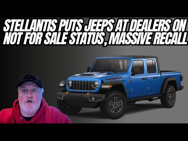 Stellantis In Trouble As Stop Sale On All Of These Jeeps Orderd