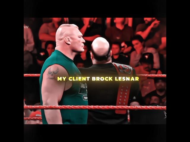 Brock Lesnar Gives Preview Of SummerSlam |•EDIT••~Los Voltage ( SLOWED )#wwe #brocklesnar #shorts .