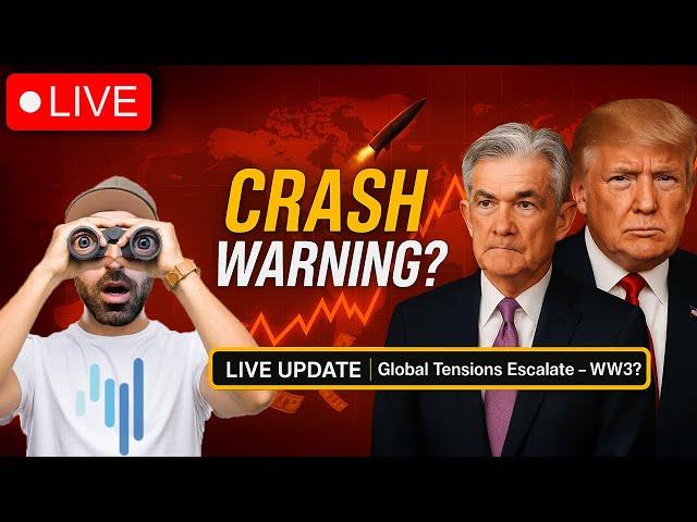 Crash Warning? Fed Meeting, Tariffs, Market Uncertainty & WW3? How To Trade This Week - Live 6/15