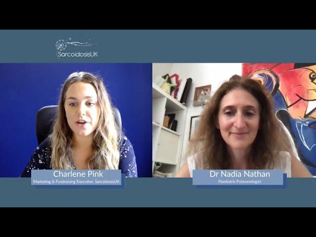 SarcoidosisUK Q&A with Dr Nadia Nathan: Sarcoidosis in Children