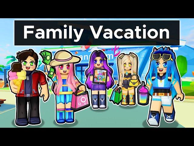 Our FAMILY VACATION in Roblox Livetopia!