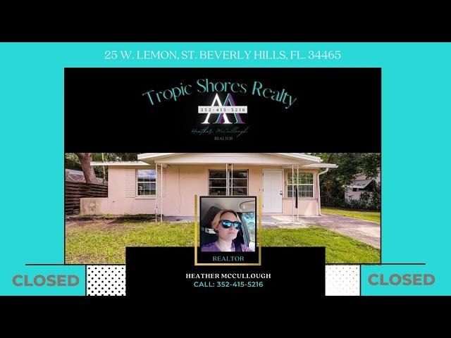 Beverly Hills, FL. Citrus County Florida Realtor