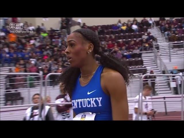 SEC INDOOR 2022 : ALEXIS HOLMES (KENTUCKY) 400M 50.77 NEW PB !