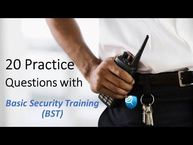 Security Guard Job Practice Test 20 Questions Pt.2