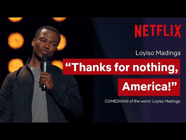 Being a short South African in the USA |  Loyiso Madinga: Comedians of The World