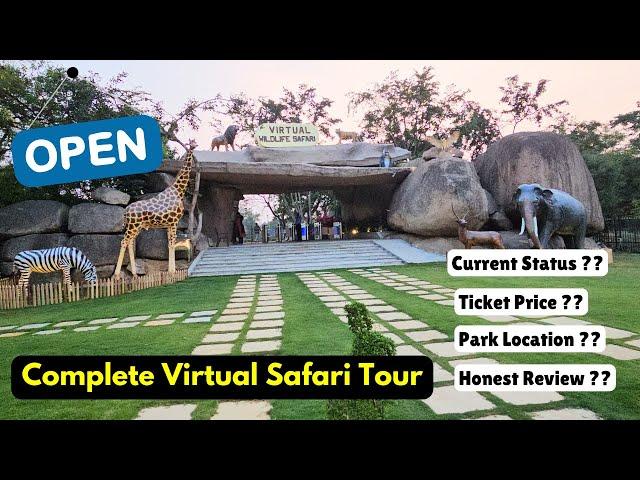 Virtual Wildlife Safari Park Kondapur Hyderabad | Botanical Garden Hyderabad Complete tour & Details