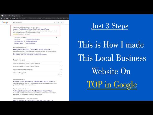 3 Steps to Rank Your Website Fast In Google. Proven Tips For Local Business Website To Rank Quickly