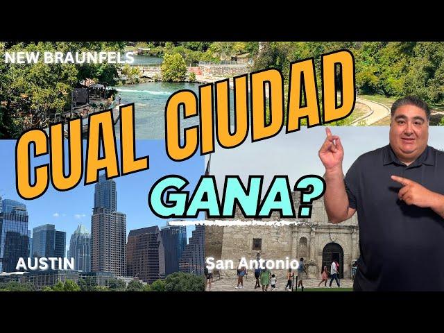 ¿Es New Braunfels un MEJOR lugar para vivir que Austin o San Antonio?  