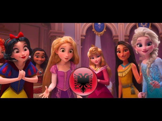 Vanellope meets the Disney Princesses (Albanian) | RALPH BREAKS THE INTERNET