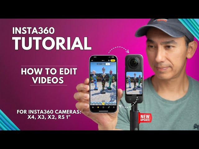 How to Edit Insta360 Videos like a PRO for Insta360 X4 and X3 Tutorial