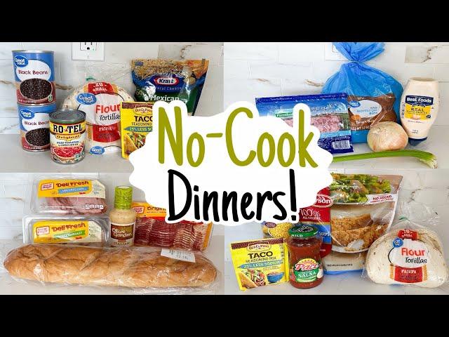 5 NO-COOK MEALS | Quick & EASY Tasty Summer Recipes for Hot Days! | Julia Pacheco