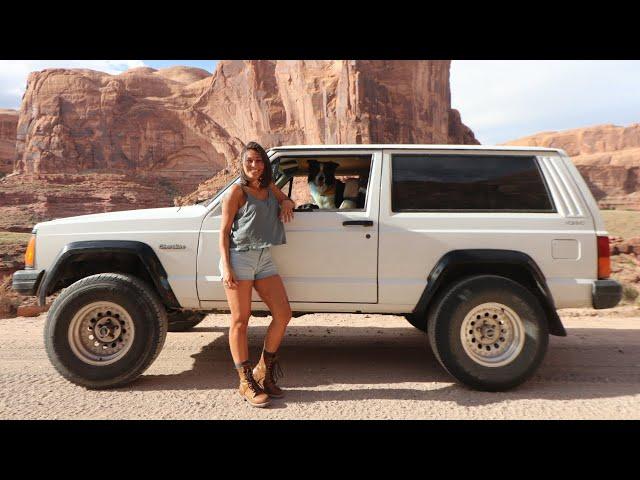 KINSEY'S NEW JEEP! & first time OFF ROAD!