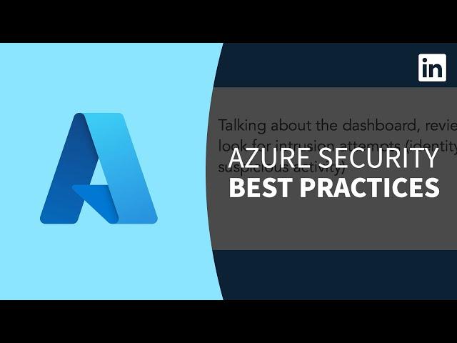 Cloud Security Tutorial - Azure Security Best Practices