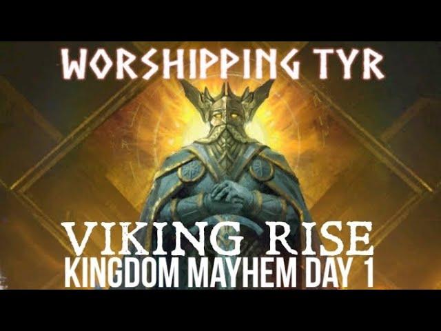 KINGDOM MAYHEM DAY 1 / VIKING RISE /GAMEPLAY, TIPS & HINTS