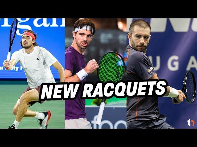 Pro players with new racquets