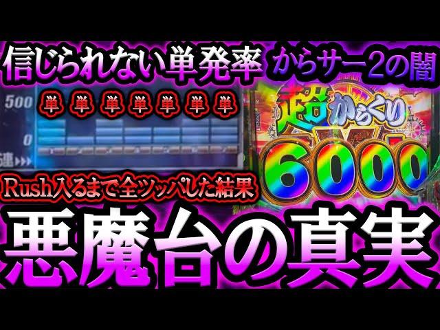 【新台実践】驚愕の単発率…Rush当たるまで投資し続けた結果【eからくりサーカス2】