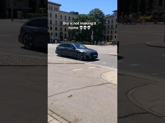 Bro is not making it home  #audi #audirs6 #300kmh #300 #speed #shorts #viral