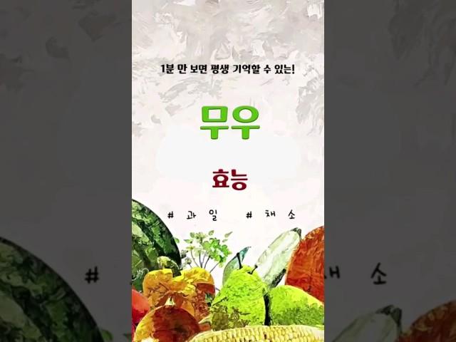 ‼️1분 만에 무우의 효능에 대해 알아보자‼️..#무 #무효능 #김장 #김장무 #채소고르는꿀팁 #채소추천 #청과 #팔로우 #좋아요 #꿀팁 #유익 #건강 #건강식