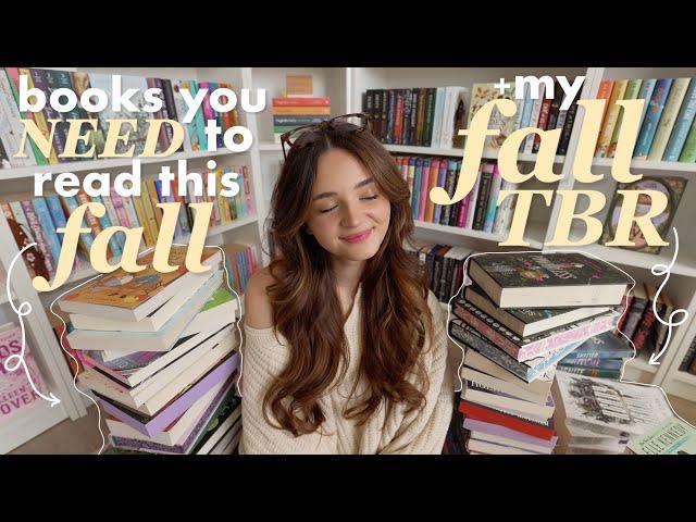 books you *NEED* to read this fall️ + my fall tbr!